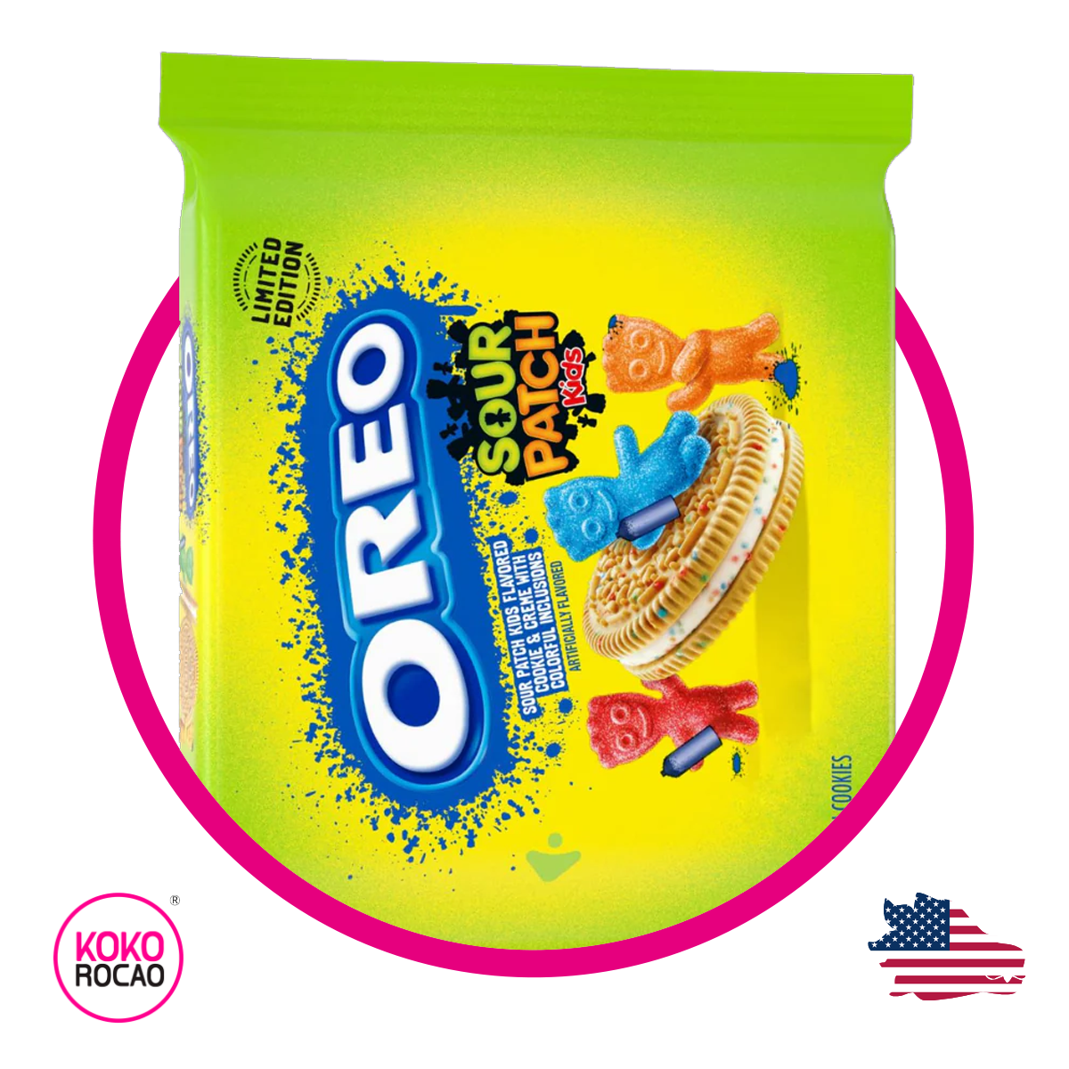 Oreo Galletas Sour Patch Edicion Limitada 303 g