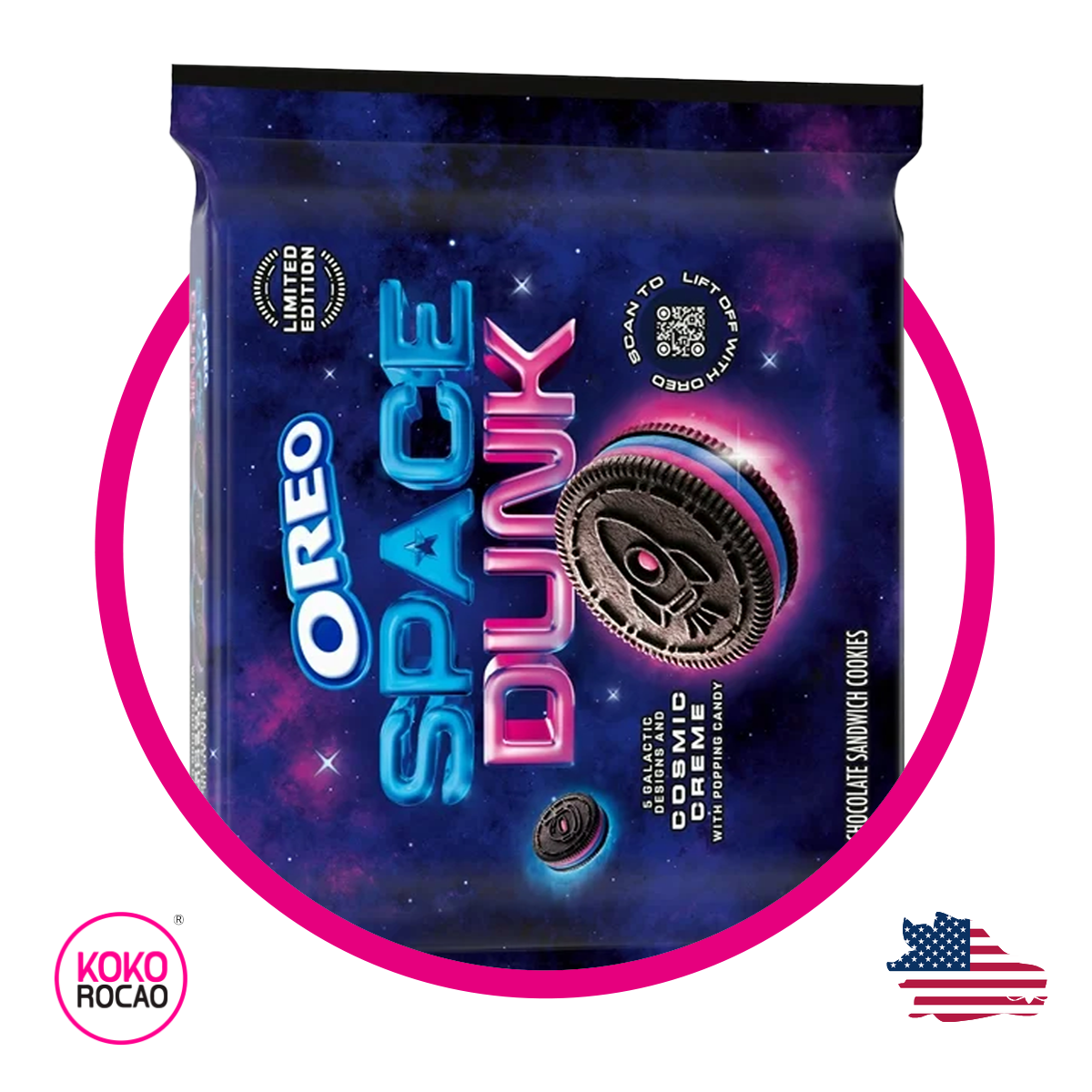 Bolsa de Oreo Galletas Space Dunk Edicion Limitada 303 g