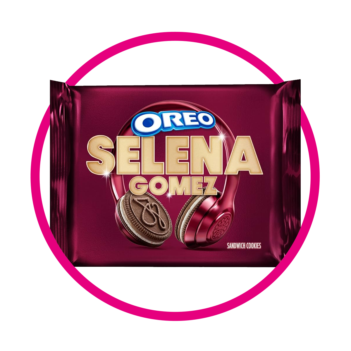 Bolsa de Nabisco Oreo Selena Gomez Cinnamon Creme 303 g