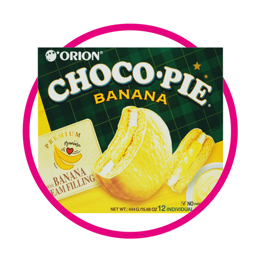 Paquete de Orion Chocopie Banana 468 g