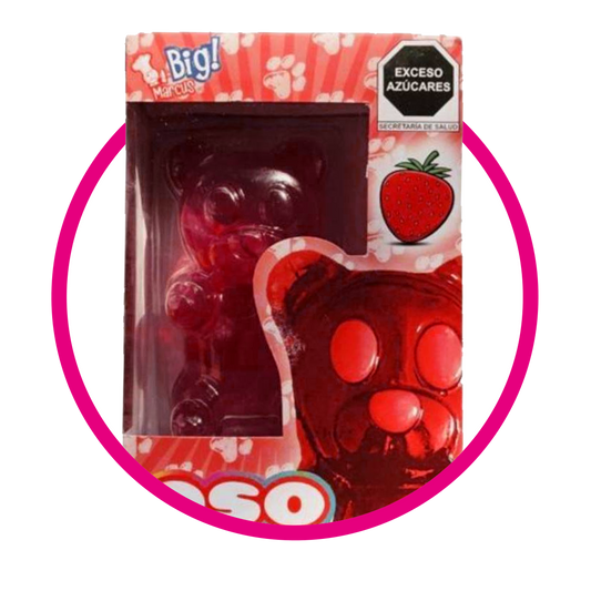 Caja de Big Marcus Osito Strawberry 220 g