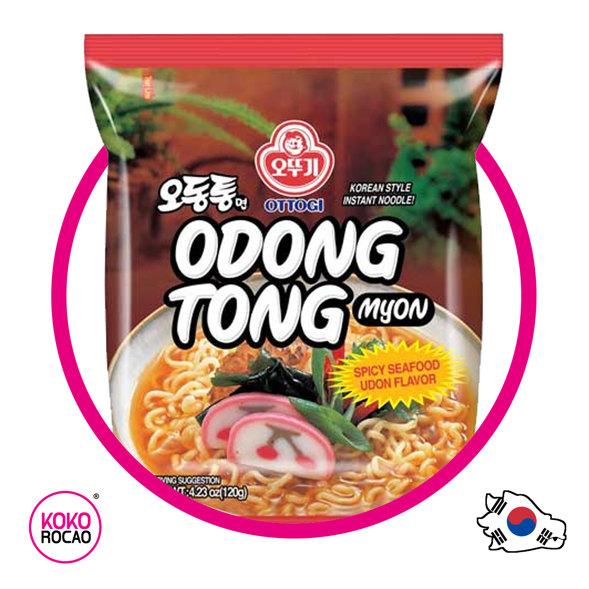 Bolsa de Ottogi Odong Tong Spicy 120 g