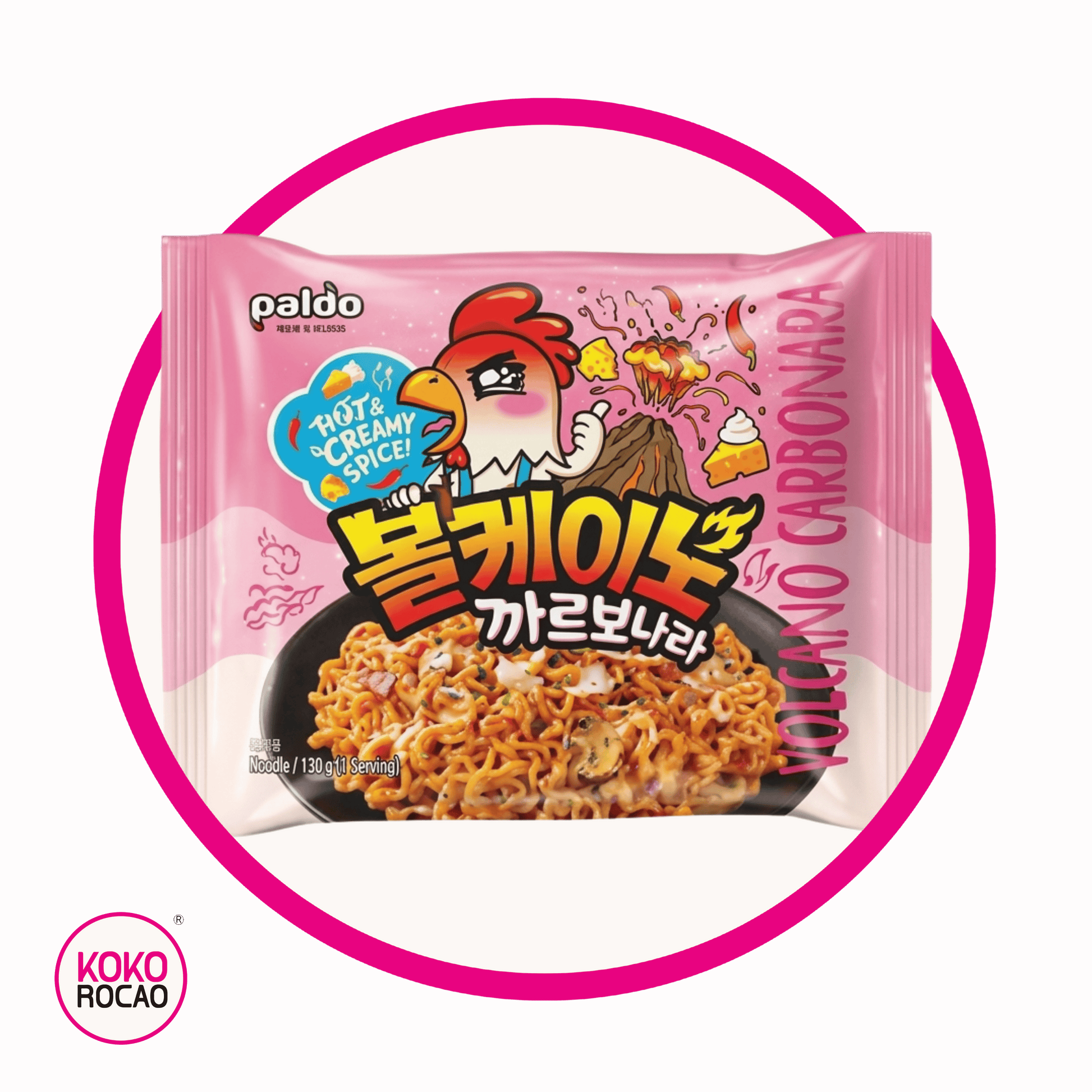 Bolsa de Paldo Volcano Chicken Carbonara 140 g