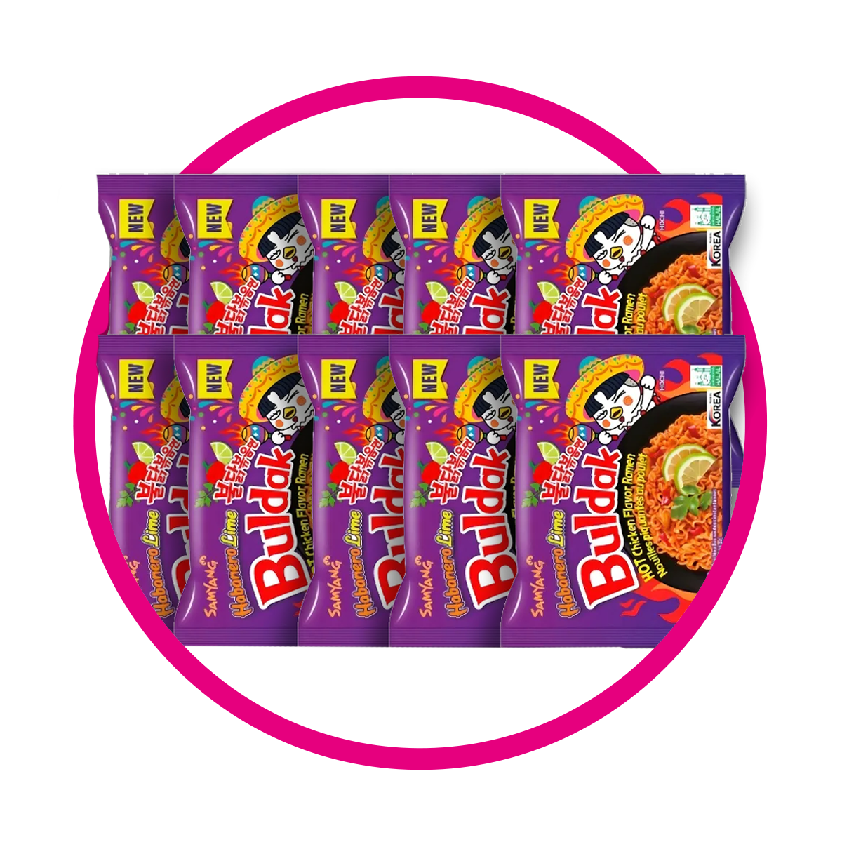 Paquete de 10 Ramen Habanero Limon Bundle