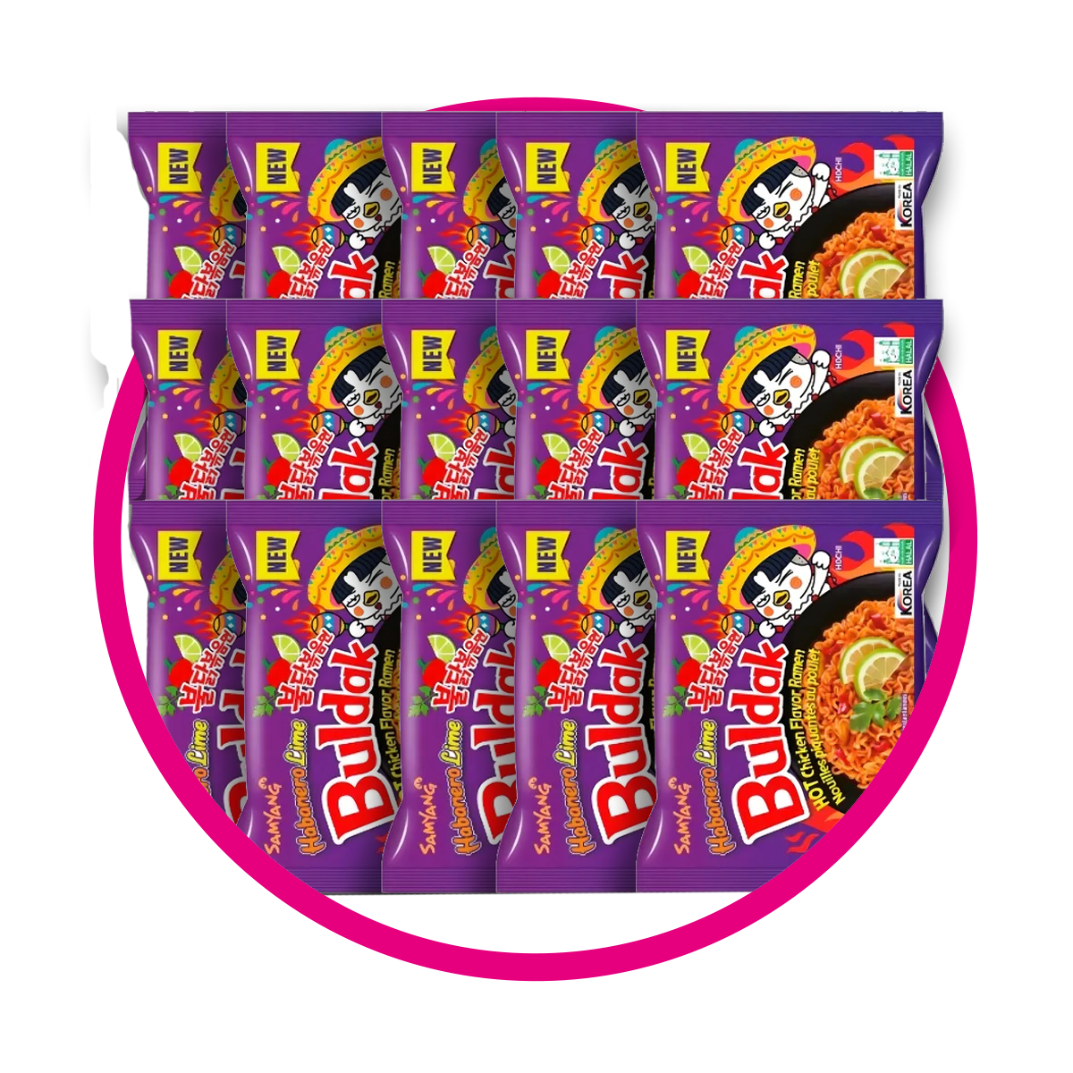 Paquete de 15 Ramen Habanero Limon Bundle