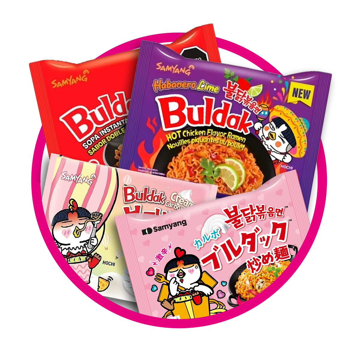 Paquete de Buldak Multipack 4 Bundle