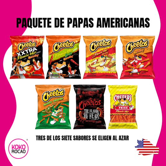 CHEETOS PACK SURTIDO 3 PZ
