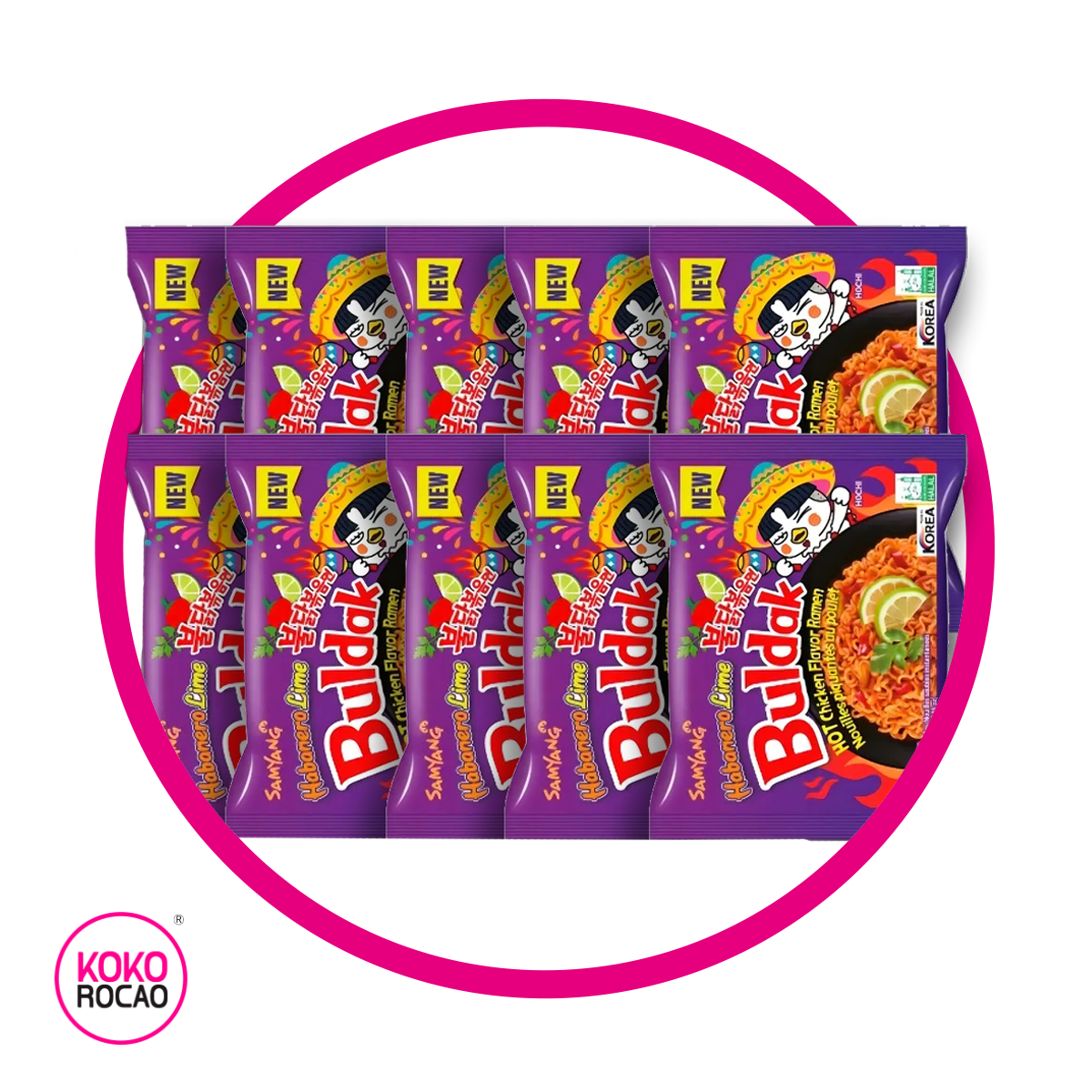 Paquete de 10 Ramen Habanero Limon Bundle