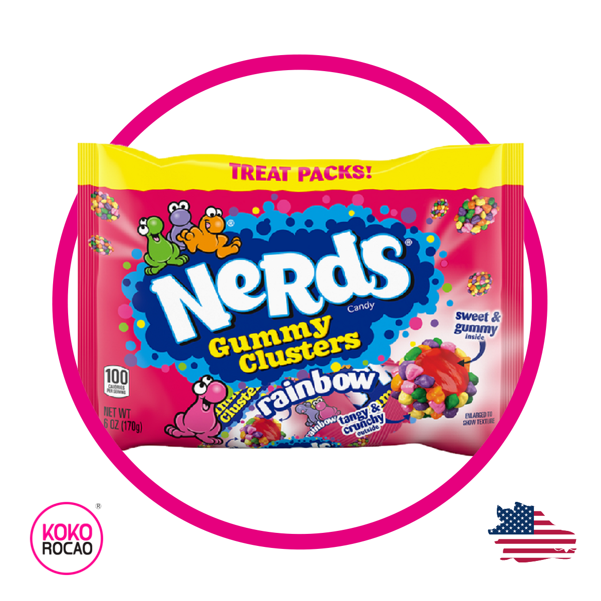 Paquete de Nerds Clusters 170 g