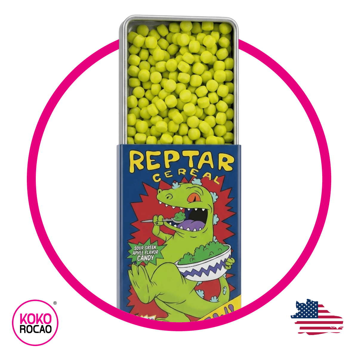 Pasti Reptar Rugrats Dispensador 34 g