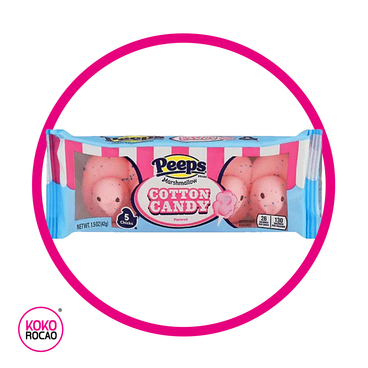 Caja de Peeps Cotton Marshmellow 42 g