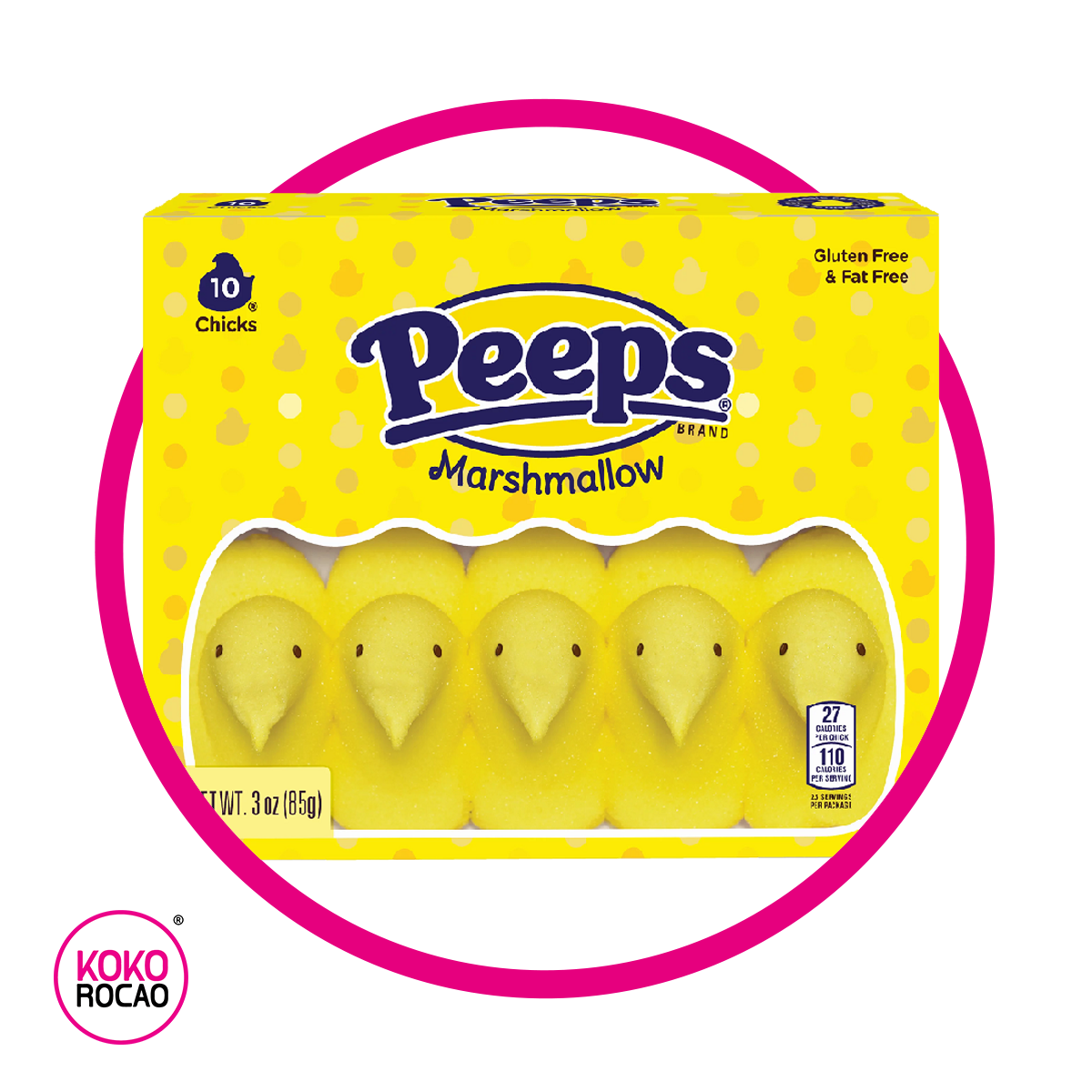 Caja de Peeps Yellow Marshmellow 85 g