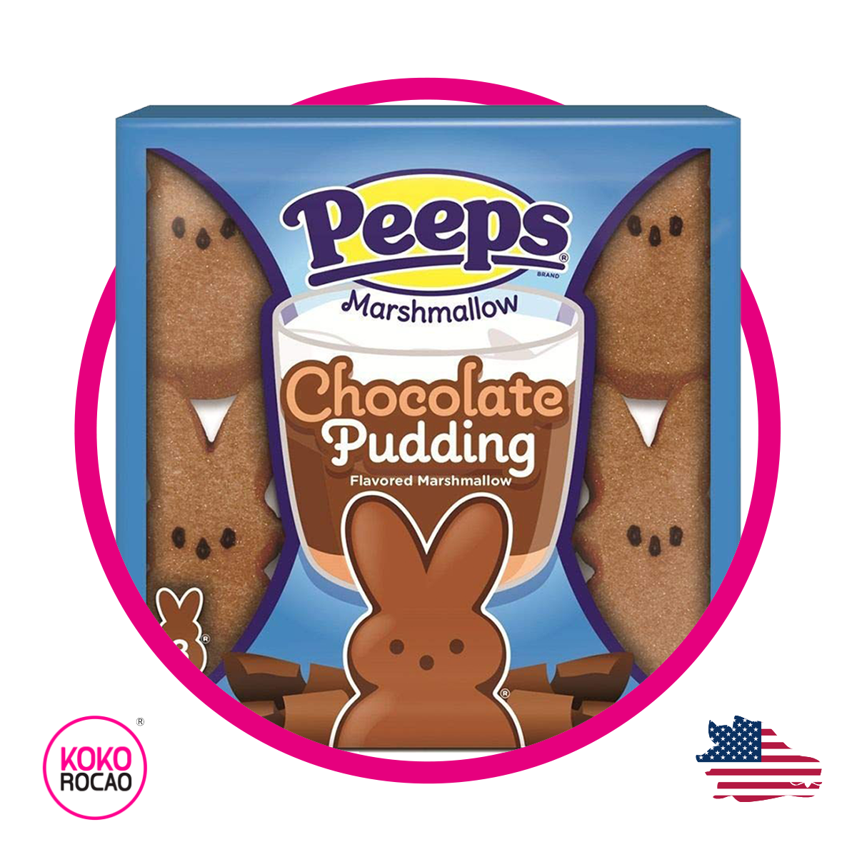 Bolsa de Peeps Pudding Marshmellow 85 g