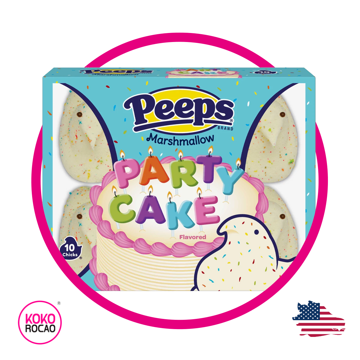 Caja de Peeps Cotton Marshmellow 85 g