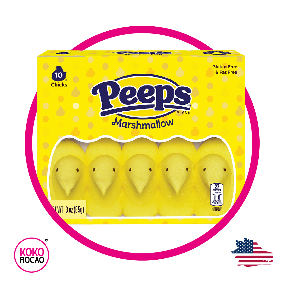 Caja de Peeps Yellow Marshmellow 85 g