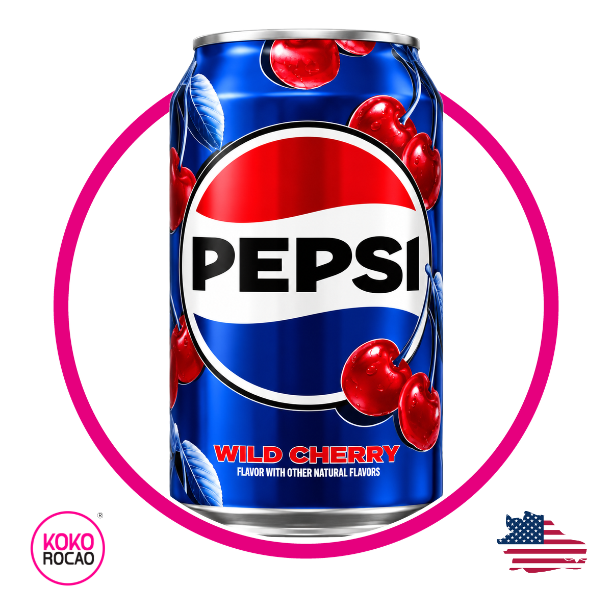Lata de Pepsi Wild Cereza 355 ml