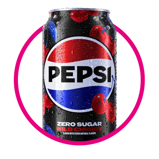Lata de Pepsi Wild Cherry Zero Sugar 355 ml