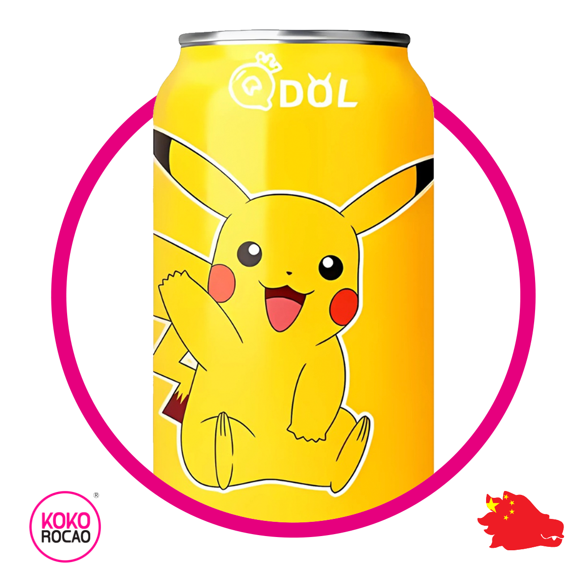 Lata de Pikachu Sparkling Original 330 ml