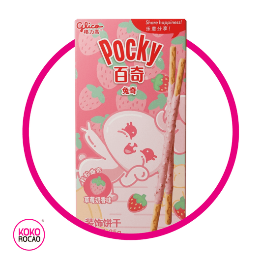 Caja de Pocky Strawberry Conejito 35 g