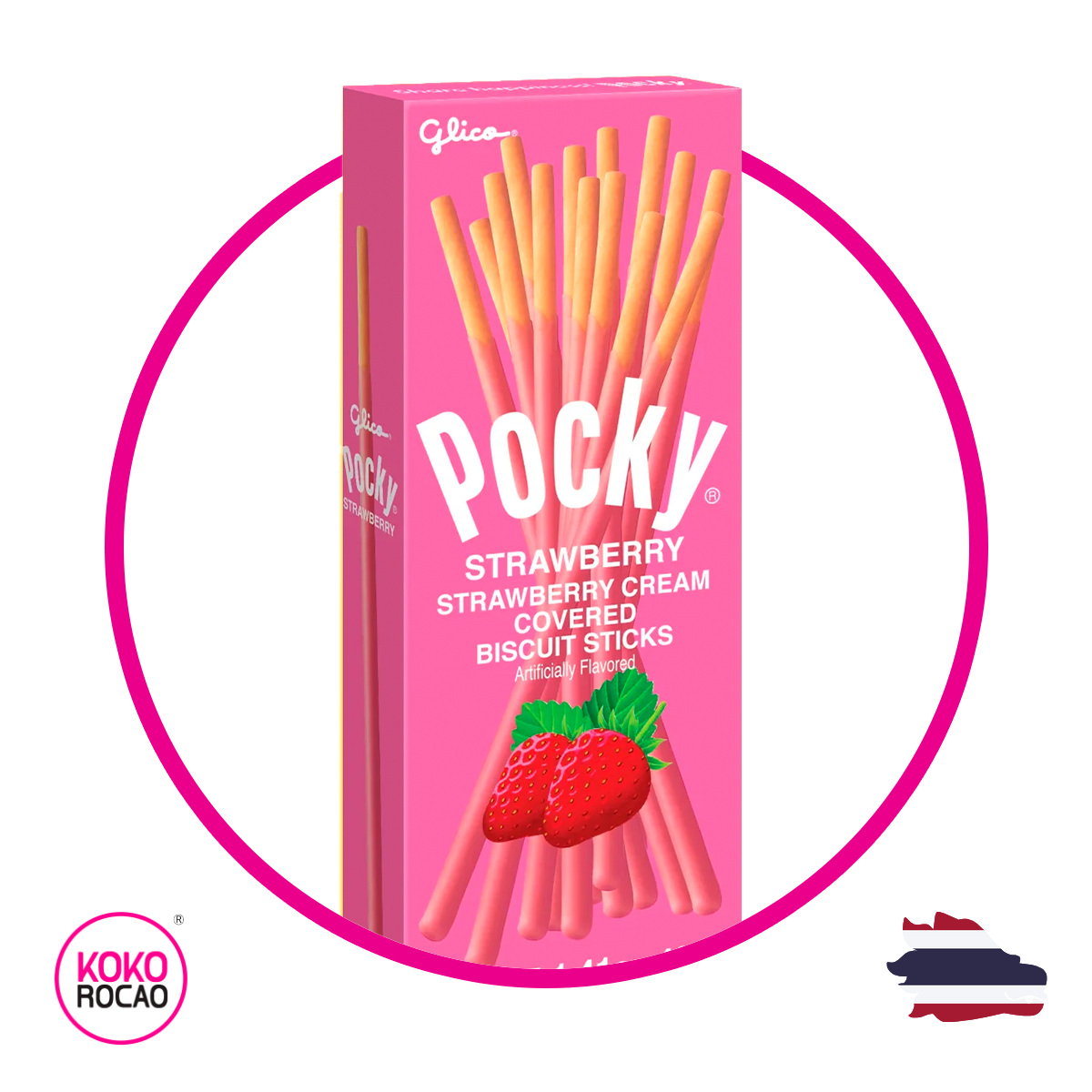 Caja de Pocky Strawberry 40 g