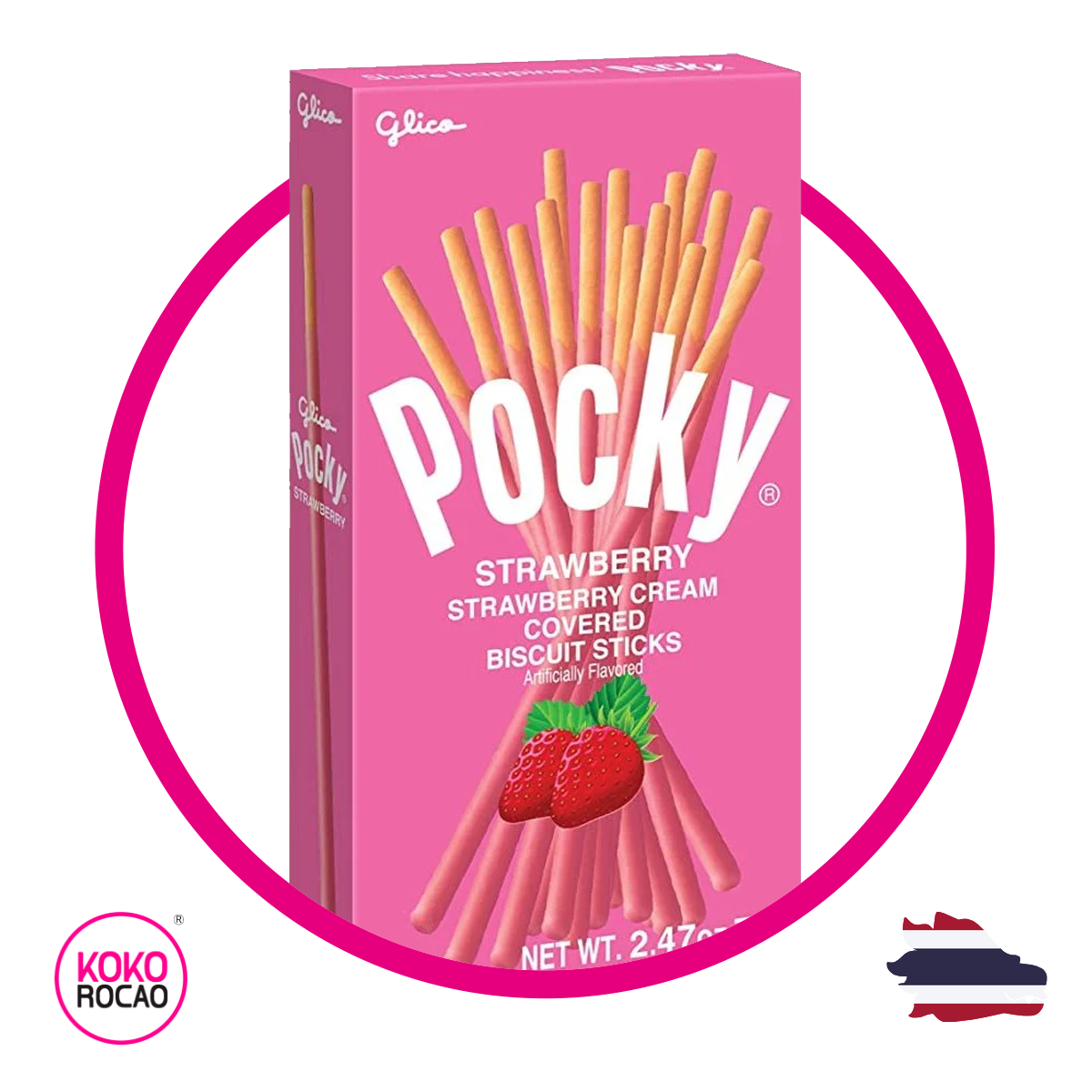 Caja de Pocky Strawberry 70 g