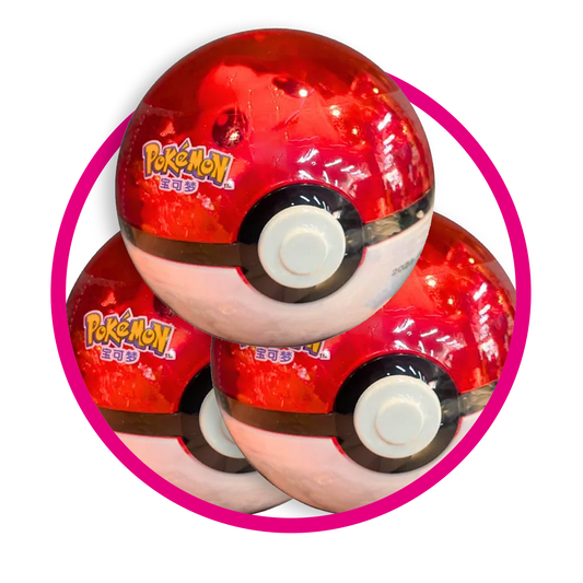 Pokemon Pokeball 3 pz Bundle