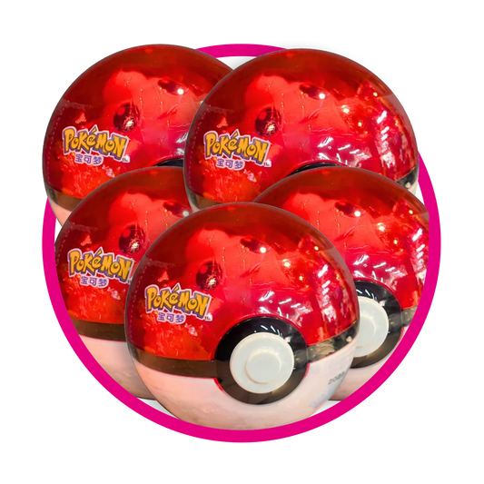 Pokemon Pokeball 5 pz Bundle