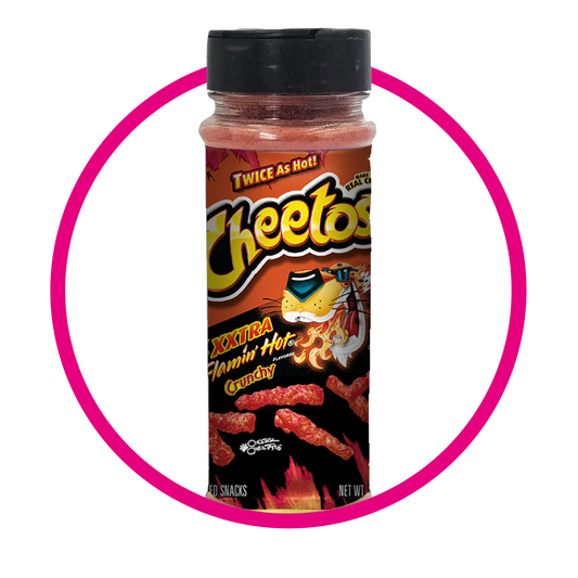 Bote de Polvo Cheetos Xxtra Flamin Hot Powder 100 g