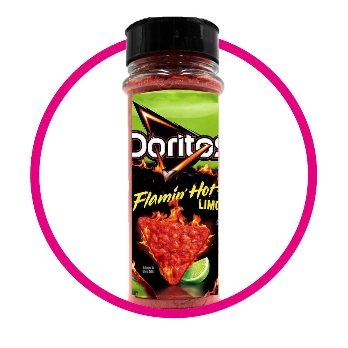 Bote de Polvo Doritos Flamin Hot Limón Powder 100 g