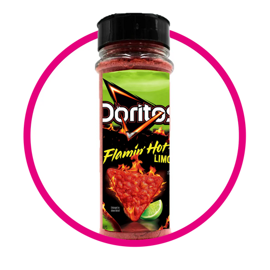 Bote de Polvo Doritos Flamin Hot Limón Powder 100 g