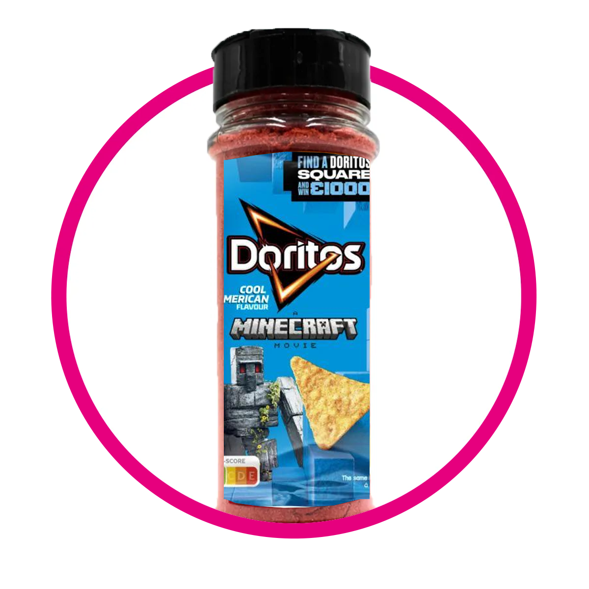 Bote de Polvo Doritos Minecraft Cool American 100 g