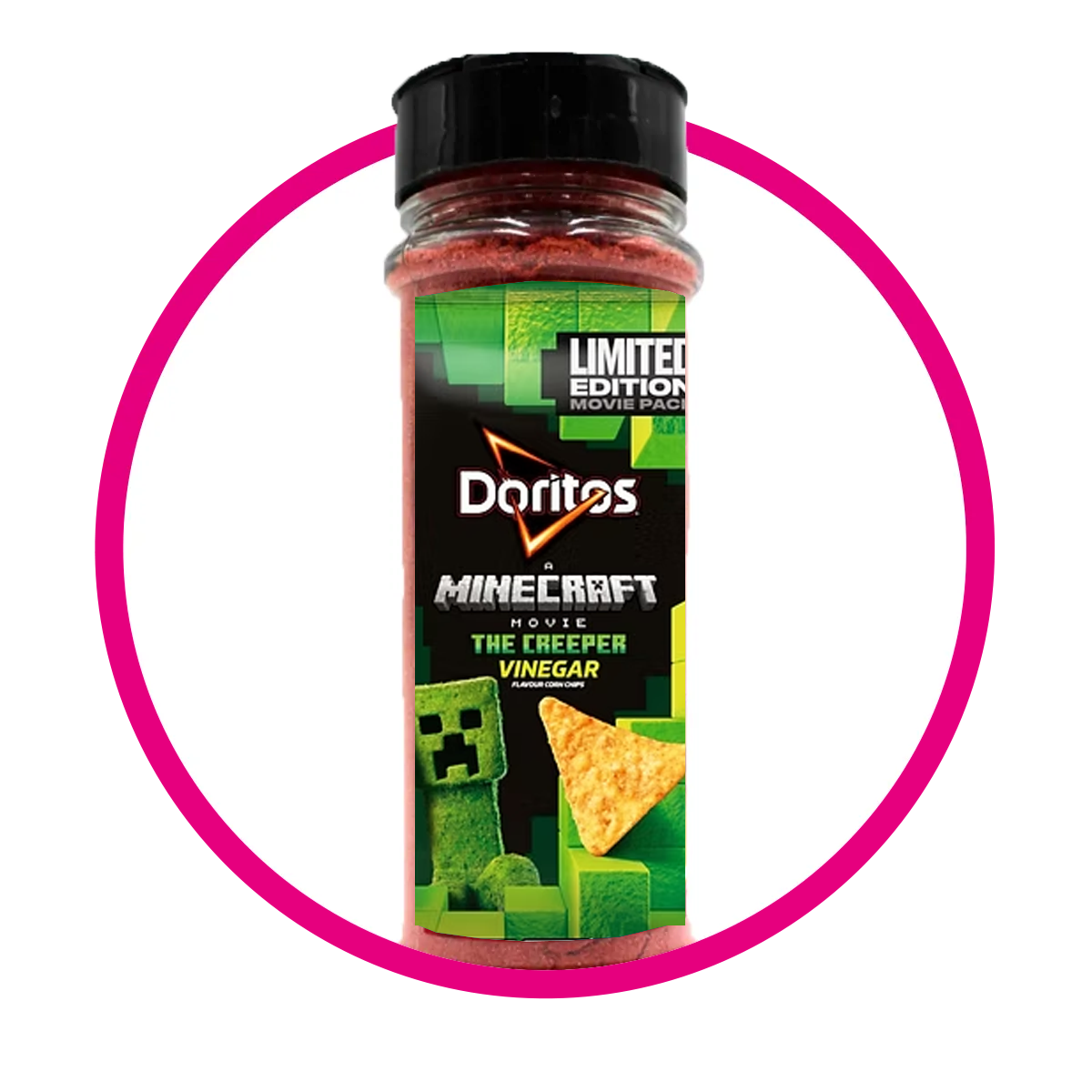 Bote de Polvo Doritos Minecraft Vinager Powder 100 g