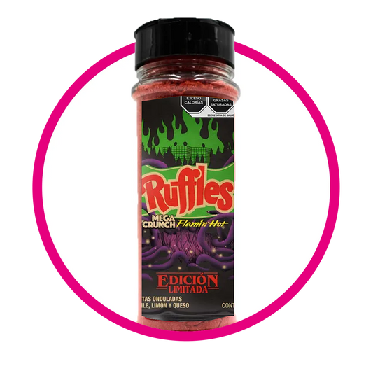 Bote de Polvo Ruffles Mega Crunch Stranger Things 100 g