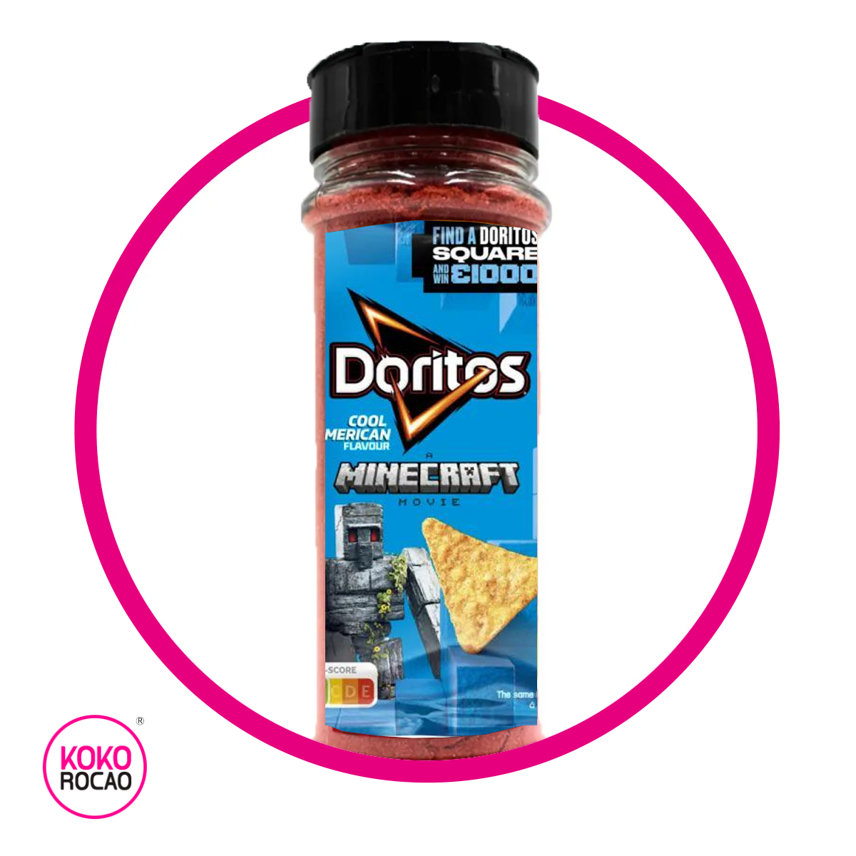 Bote de Polvo Doritos Minecraft Cool American 100 g