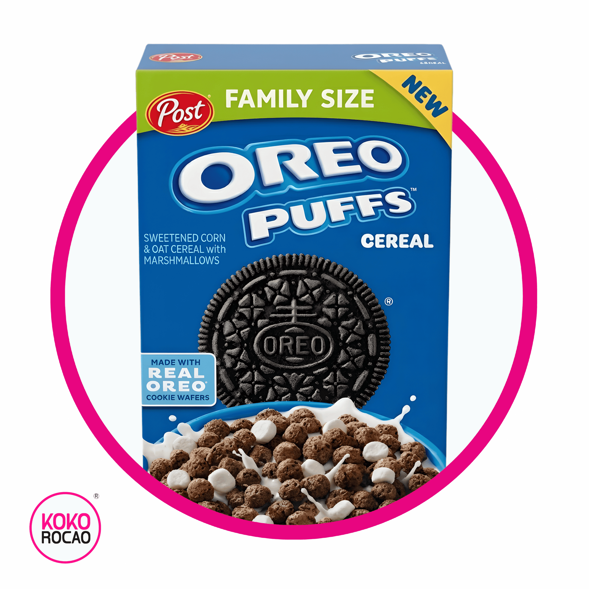 Caja de Post Oreo Puffs 467 g