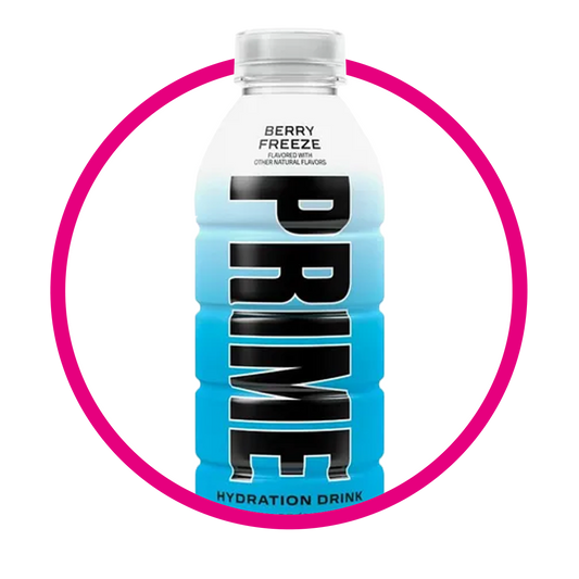 Botella de PRIME Berry Freeze Vitaminized 500 ml