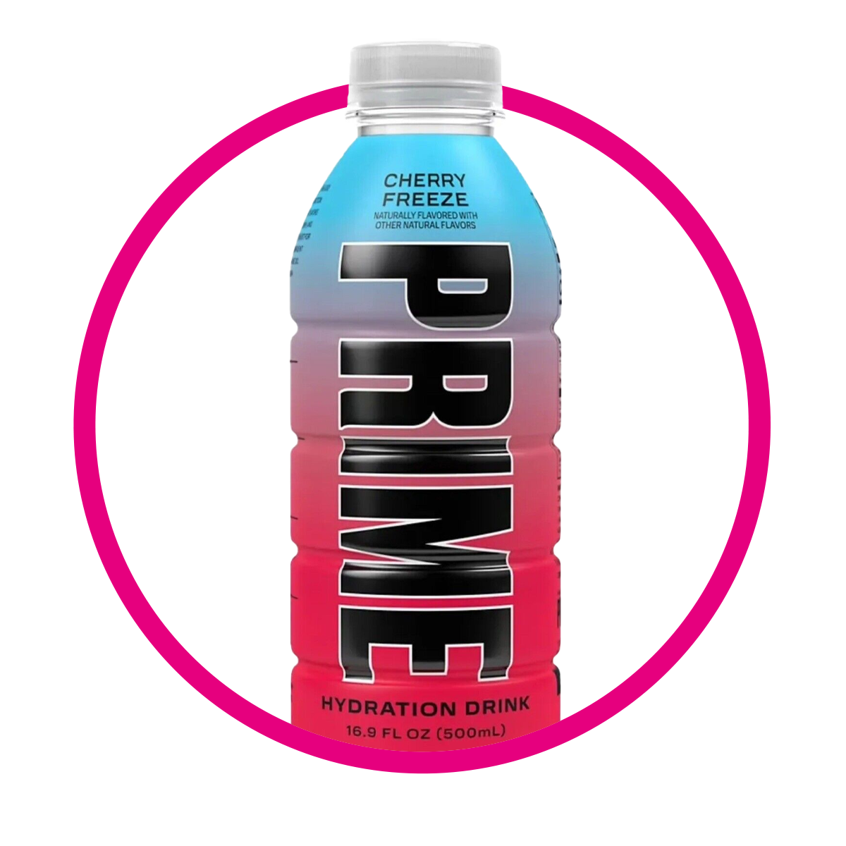 Botella de PRIME Cherry Freeze Vitaminzed 500 ml