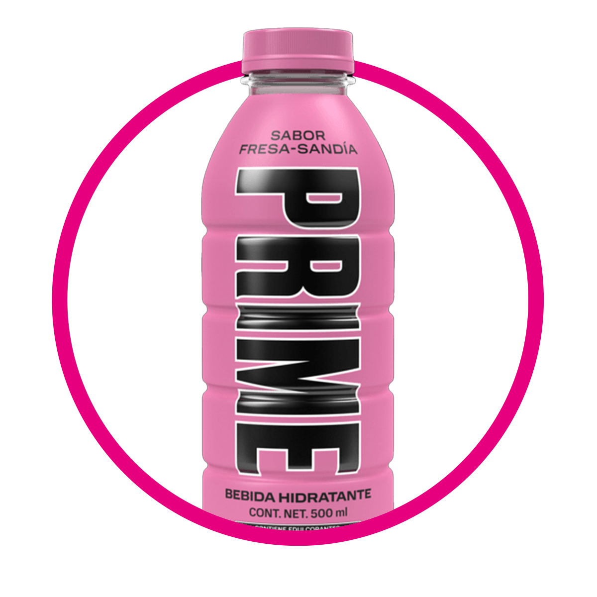 Botella de PRIME Strawberry Watermelon Vitaminzed 500 ml