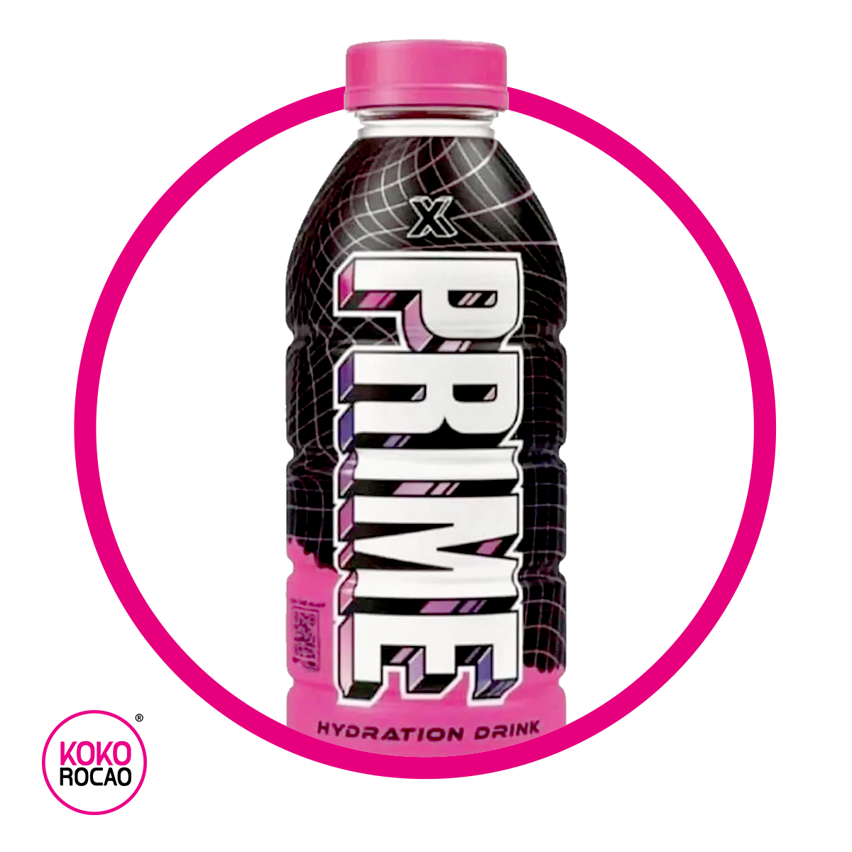 Botella de PRIME X Pink Mistery Flavor Vitaminized 500 ml