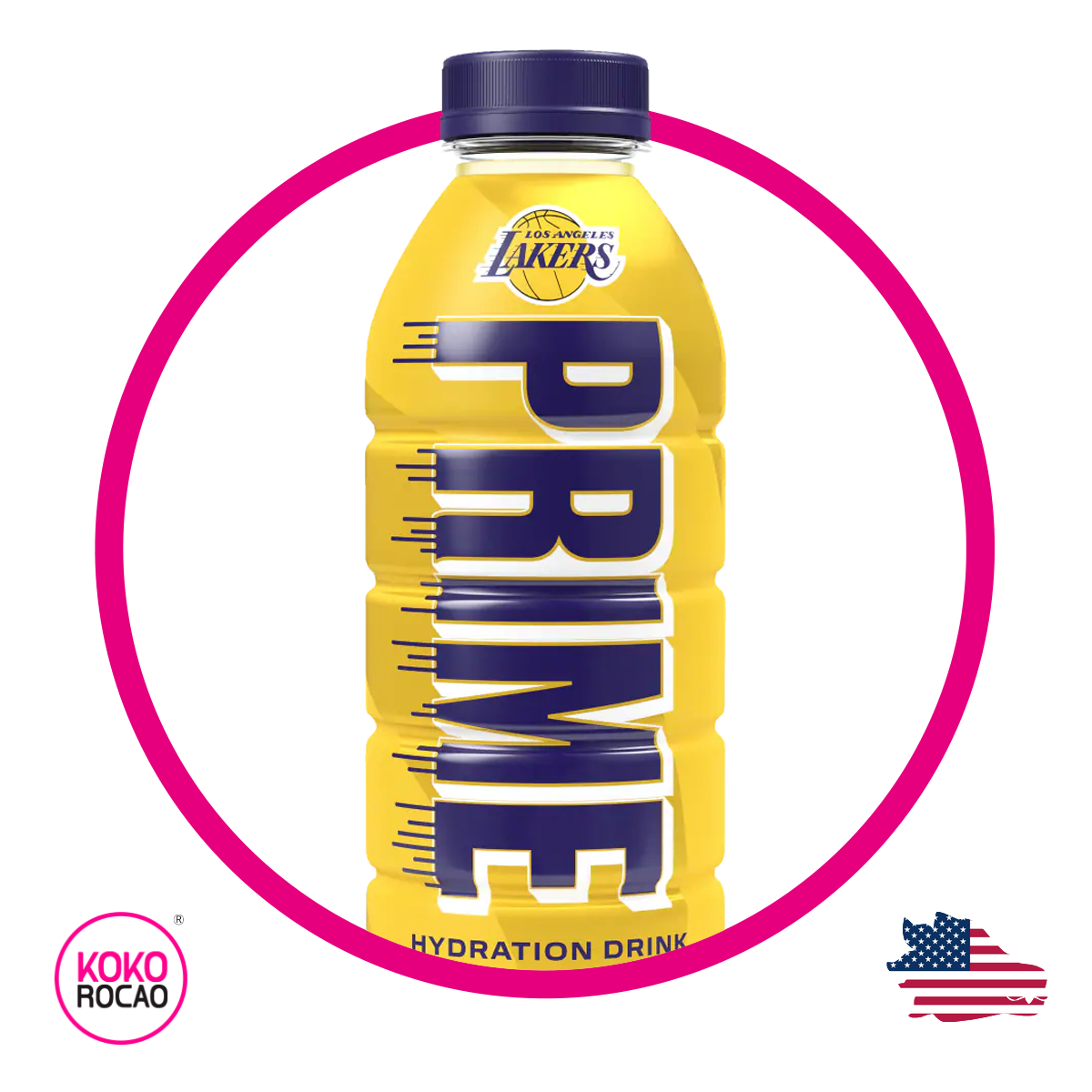 Botella de PRIME Lakers Vitaminized 500 ml