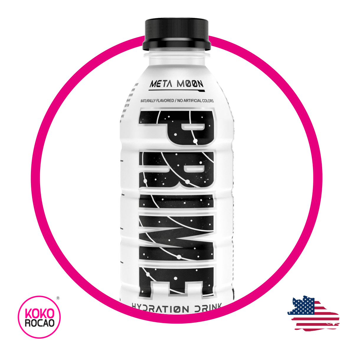 Botella de PRIME Meta Moon Vitaminized 500 ml