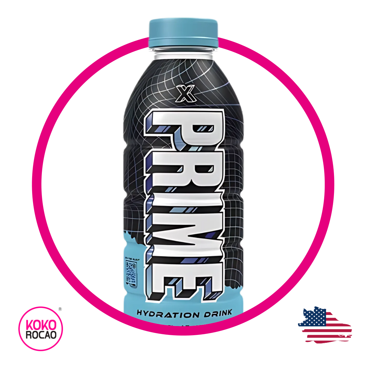 Botella de PRIME X Blue Mistery Flavor Vitaminized 500 ml