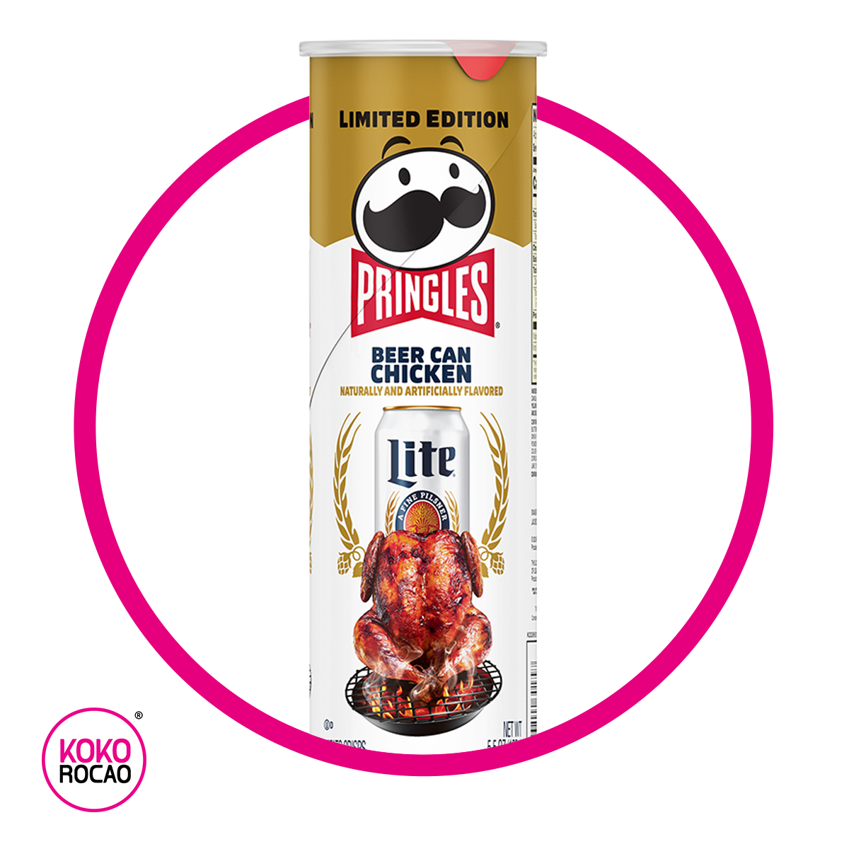 Lata de Pringles Beer Can Chicken 158 g
