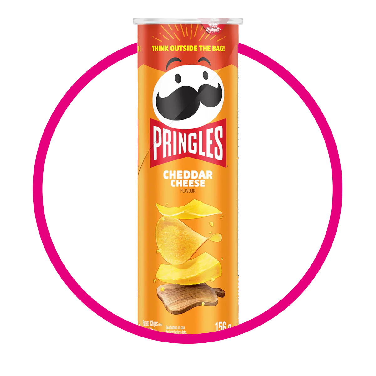 Lata de Pringles Cheddar Cheese 158 g