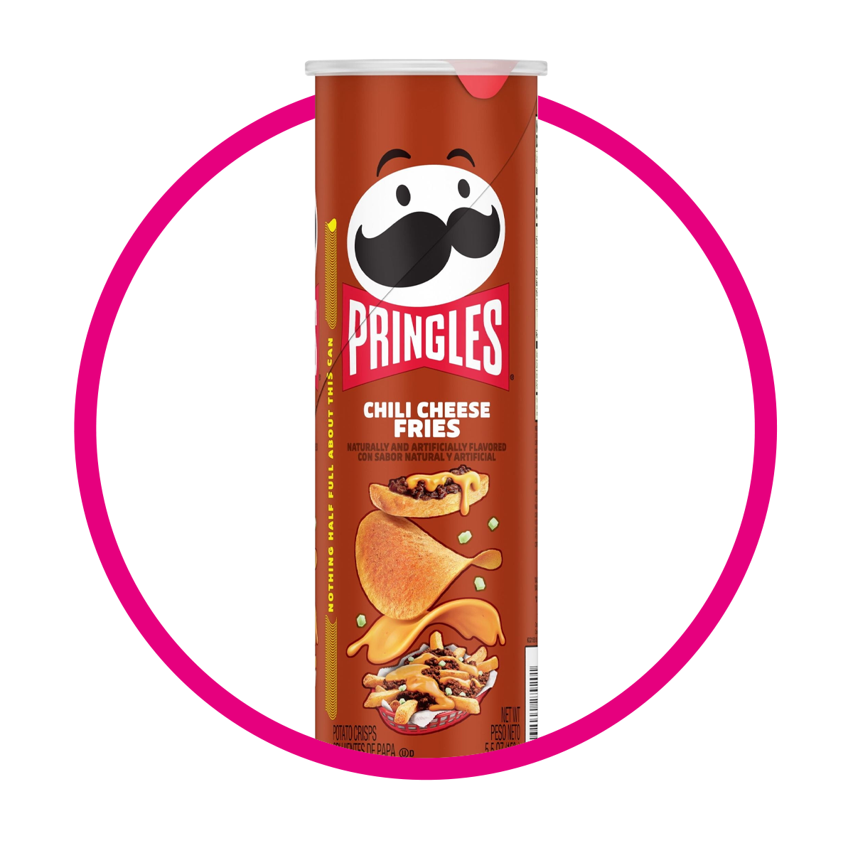 Lata de Pringles Chili Cheese Fries 158 g