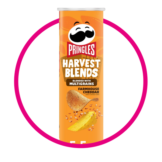 Lata de Pringles Farmhouse Cheddar 158 g