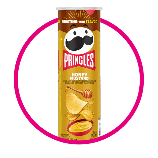 Lata de Pringles Honey Mustard 158 g