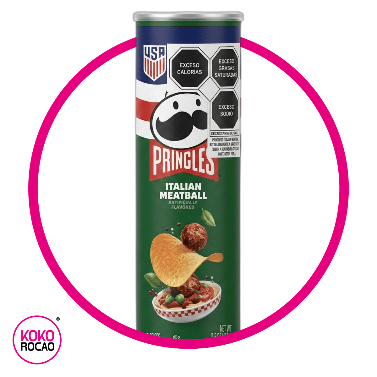 Lata de Pringles Italian Meatball 158 g