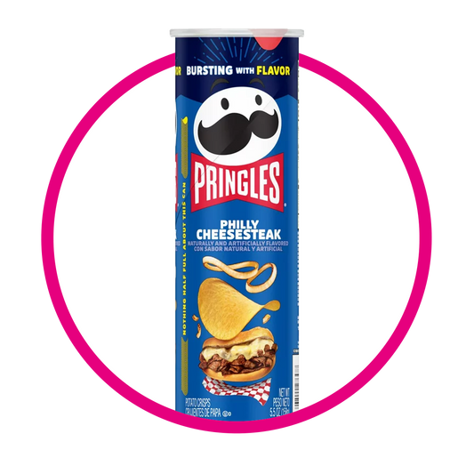 Lata de Pringles Philly Cheesesteak 158 g