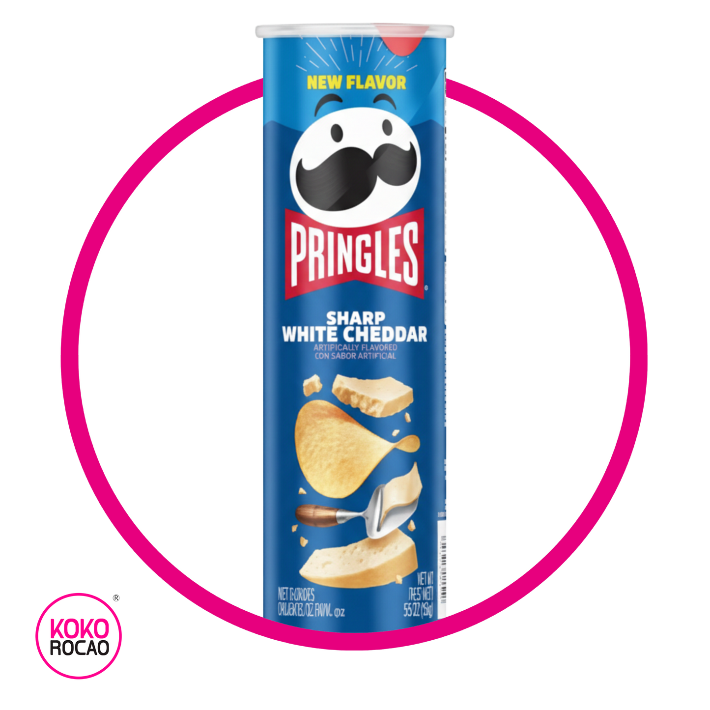 Bote de Pringles Sharp Cheddar 158 g